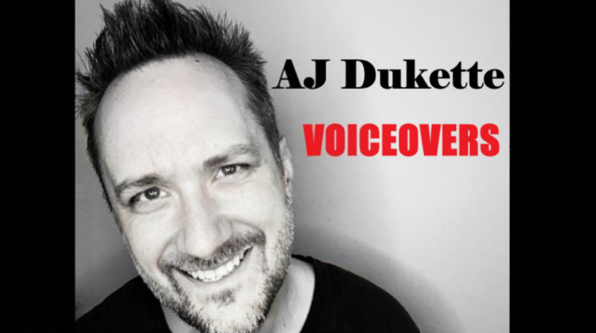 American Male Voiceover Artist - AJ Dukette